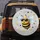 Sunglass Cartoon Bee Geometric Shapes Dots - Everyday Decor Gift for Bee Lover Spare Tire Cover - 5