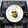 Sunglass Cartoon Bee Geometric Shapes Dots - Everyday Decor Gift for Bee Lover Spare Tire Cover - 1