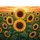 Dense Glowing Sunflowers Lush Foliage Strong Stems Sunset Field - Farmhouse Home Decor Gift Spare Tire Cover - 6