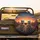 Cartoon Skeletons Desert Highway Sunset Landscape - Humorous Road Trip Adventure Spare Tire Cover - 2