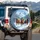 Six Wild Horses Snowy Mountain Forest - Wildlife Lover Gift Spare Tire Cover - 3