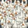 Overlapping White Geese Flock with Orange Beaks - Farmhouse Decor Gift for Bird Watchers Spare Tire Cover - 6