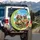 Cheerful Sloths Tropical Beach Adventure - Travel Essentials for Sloth Lover Spare Tire Cover - 3