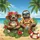 Cheerful Sloths Tropical Beach Adventure - Travel Essentials for Sloth Lover Spare Tire Cover - 6