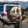 Chickens in Sunglasses Road Trip Countryside - Country Lover Gift Spare Tire Cover - 3