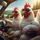 Chickens in Sunglasses Road Trip Countryside - Country Lover Gift Spare Tire Cover - 6