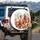 Chickens Mirrored Sunglasses Wildflowers - Farmhouse Decor Gift for Garden Lover Spare Tire Cover - 3