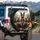 Joyful German Shepherd Dogs Driving Car - Dog Lover Adventure Gift Spare Tire Cover - 3