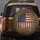 Distressed American Flag Leopard Print - Rugged Off-Road Vehicle Decor Spare Tire Cover - 5