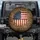 Distressed American Flag Leopard Print - Rugged Off-Road Vehicle Decor Spare Tire Cover - 1