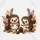 Hedgehogs Pinecones Autumn Foliage - Fall Seasonal Home Decor Gift for Wildlife Lovers Spare Tire Cover - 6