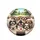 Fluffy Dogs Car Interior Sunny Landscape - Dog Lover Gift Spare Tire Cover - 4