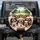 Fluffy Dogs Car Interior Sunny Landscape - Dog Lover Gift Spare Tire Cover - 1