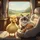 Duck Ragdoll Cat Booster Seat Travel Cabin - Travel Lover Gift Spare Tire Cover - 6