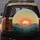 Setting Sun Pine Tree Mountain Landscape - Road Trip Essentials Spare Tire Cover - 5