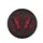 Deep Crimson Butterfly Roses Gothic Hearts - Home Decor Gift for Gothic Lover Spare Tire Cover - 4