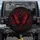 Deep Crimson Butterfly Roses Gothic Hearts - Home Decor Gift for Gothic Lover Spare Tire Cover - 1