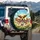 Happy Beagle Dogs Sunglasses Golden Sunlight Adventure - Dog Lover Gift Spare Tire Cover - 3