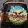 Happy Beagle Dogs Sunglasses Golden Sunlight Adventure - Dog Lover Gift Spare Tire Cover - 5