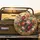Peony Chrysanthemum Floral Oil Painting - Home Decor Gift for Flower Lover Spare Tire Cover - 2