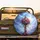 Rose Bouquet Golden Lamppost Lightning Sky - Fantasy Home Decor Spare Tire Cover - 2