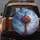 Rose Bouquet Golden Lamppost Lightning Sky - Fantasy Home Decor Spare Tire Cover - 5