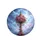 Rose Bouquet Golden Lamppost Lightning Sky - Fantasy Home Decor Spare Tire Cover - 4