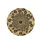 Warm Golden Beige Tan Leopard Fur Big Cat Black Irregular Rosettes Blotches - Nature Lover Gift Spare Tire Cover - 4
