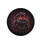 Coiled Black Mamba Snake Fangs Red Eyes Crimson Glow - Exotic Animal Lover Gift Spare Tire Cover - 4