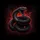 Coiled Black Mamba Snake Fangs Red Eyes Crimson Glow - Exotic Animal Lover Gift Spare Tire Cover - 6
