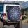 Snowflake Blossom Starburst - Winter Home Decor Gift Spare Tire Cover - 3
