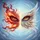 Split Elemental Fantasy Eyes - Duality Home Decor Gift for Fantasy Lovers Spare Tire Cover - 6