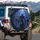 Menacing Skeletal Figures Ethereal Glow - Dark Fantasy Enthusiast Gift Spare Tire Cover - 3