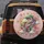 Vibrant Ribbon Rainbow Sugar Flower Clouds - Home Decor Gift Spare Tire Cover - 5