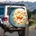 Goldfish Pond Aquatic Plants Water Lilies Polka Dots - Wildlife Lover Gift Spare Tire Cover - 3