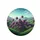Purple Spherical Flowers Green Meadow Blue Sky - Garden Theme Vehicle Decor Spare Tire Cover - 4
