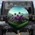 Purple Spherical Flowers Green Meadow Blue Sky - Garden Theme Vehicle Decor Spare Tire Cover - 1