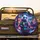 Panda DJ Tiger Neon Rave Club Scene Laser Lights Confetti - Party Music Lover Gift Spare Tire Cover - 2