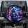 Panda DJ Tiger Neon Rave Club Scene Laser Lights Confetti - Party Music Lover Gift Spare Tire Cover - 1