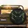 Emerald Feline Eyes Dark Fur Mist - Everyday Use Car Decor Gift Spare Tire Cover - 2