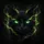 Emerald Feline Eyes Dark Fur Mist - Everyday Use Car Decor Gift Spare Tire Cover - 6