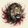 Lion Roaring Golden Eyes Wild Mane Scarlet Energy Streaks Outdoor Adventure Gift Spare Tire Cover - 6