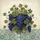 Lush Grapes Vine Leaves Antique Tile Border - Home Decor Gift for Garden Lover Spare Tire Cover - 6