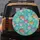 Leopard Cheetah Faces Tropical Leaves Floral Shapes - Wildlife Lover Travel Essentials Spare Tire Cover - 5
