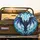 Majestic Stained Glass Bat Gothic Window Clouds - Wildlife Lover Home Decor Gift Spare Tire Cover - 2