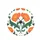 Orange Red Floral Golden Stamen Green Foliage - Home Decor Gift for Garden Lover Spare Tire Cover - 4