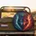 Split Wolf Head Crown Elemental - Fantasy Decor Gift for Wolf Lover Spare Tire Cover - 2