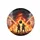 Firefighters Raging Wildfire Smoke Inferno - Travel Essentials Gift for First Responders Spare Tire Cover - 4