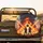 Firefighters Raging Wildfire Smoke Inferno - Travel Essentials Gift for First Responders Spare Tire Cover - 2