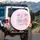 Dinosaur Jungle Palm Trees - Kids Room Decor Gift for Dino Lover Spare Tire Cover - 3